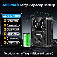 CAMMHD F6 128GB 4K Body Camera — image 3