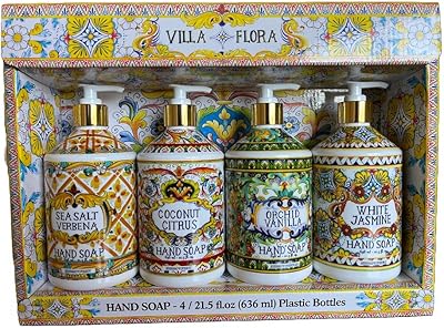 Home and Body Company Hand Soap Villa Flora Collection 16 FL/473ml Bottles