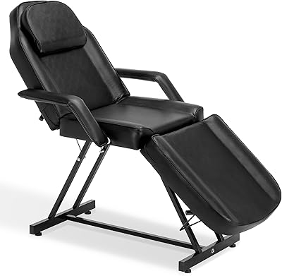 BarberPub Adjustable Tattoo Chair 72″ Black