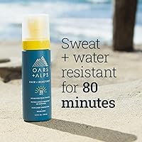 Oars + Alps Face & Scalp Sunscreen Spray Mist SPF 35, 2pk — image 3