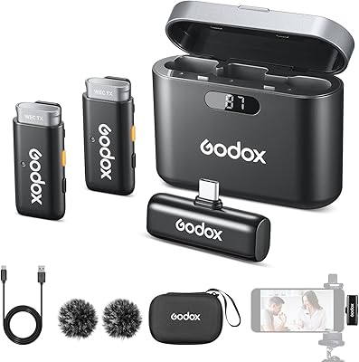 GODOX WES2 Kit2 Wireless Lavalier Microphone