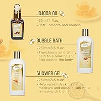 LILY ROY 7-Piece Honey Almond Spa Gift Set — image 3