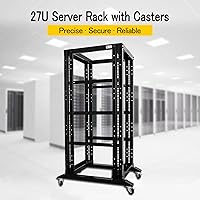 Raising Electronics 27U 4-Post Open Frame Server Rack 24″ Depth — image 2