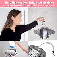 Efforest Shower Foot Scrubber Mat with Pumice Stone — image 5