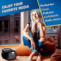 KLIM Boombox CD Player & Cassette Tape Player — image 4