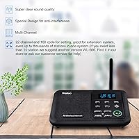 Wuloo WL888 Wireless Intercom System 2 Stations — image 2