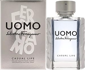 Ferragamo Uomo Ferragamo Casual Life Eau de Toilette Pour Homme, 3.4oz