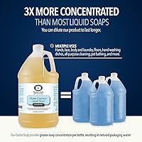 La Almona Pure Castile Liquid Soap Unscented 1 Gallon — image 8