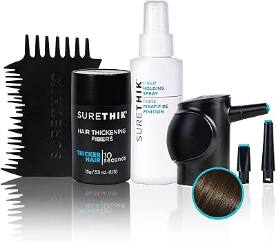 SureThik Hair Thickening Fiber Starter Package - Medium Brown