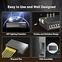 MokerLink POE-F062F 8-Port PoE Switch — image 6