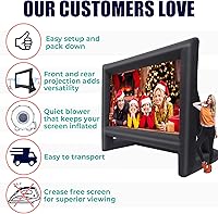GYUEM 18ft Inflatable Outdoor Projector Movie Screen — image 6