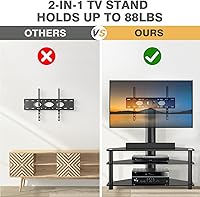 TAVR Furniture Swivel Floor TV Stand with Mount for 32-70 Inch TVs — image 6