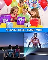 DZA Mini Projector with WiFi and Bluetooth — image 4