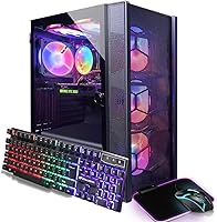 STGAubron Gaming PC Desktop, Intel Core i7, RTX 3060 12GB, 32GB RAM, 1TB SSD — image 1