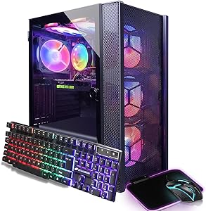 STGAubron Gaming PC Desktop, Intel Core i7, RTX 3060 12GB, 32GB RAM, 1TB SSD Review