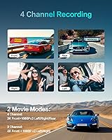 Neideso N700Pro 4-Channel AI Dash Cam — image 3