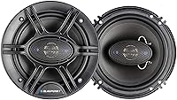 Blaupunkt GTS655M 6.5-Inch 250W Slim-Line 4-Way Coaxial Car Audio Speakers — image 1