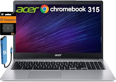 Acer Chromebook 315 15.6″ (Intel Celeron N4500, 4GB RAM, 128GB Storage)