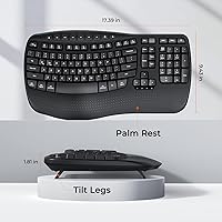 MEETION DirectorD-KB Wireless Ergonomic Keyboard — image 7