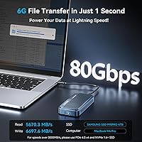 ACASIS TB501 Pro 80Gbps M.2 NVMe SSD Enclosure 8TB — image 3