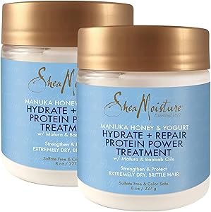 SheaMoisture Manuka Honey & Yogurt Hair Mask 8oz (Pack of 2)