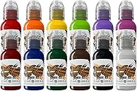World Famous Tattoo Ink 12 Primary Color Tattoo Kit #1 — image 1