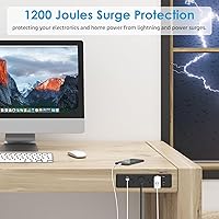 HHSOET 8 Outlet Recessed Power Strip with USB-C and USB-A Ports — image 7