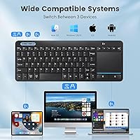 Bnnwa Multi-Device Wireless Bluetooth Keyboard with Touchpad — image 3