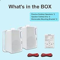 Herdio 3.5 Inch Passive Outdoor Speakers — image 6