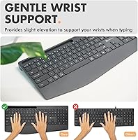 X9 Quiet Wireless Keyboard and Mouse Combo — image 3