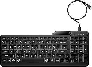 HP 400 Backlit Wired Keyboard Review