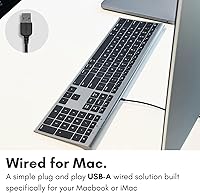Macally Ultra-Slim USB Wired Computer Keyboard — image 2