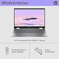 HP Chromebook Plus x360 14-inch Laptop, Intel Core i3-N305, 8GB RAM, 128GB Storage — image 8