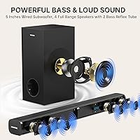 Wohome S111 Pro 4.1 Channel Sound Bar with Subwoofer — image 2