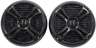 Rockville RMSTS80B 8″ Marine Boat Speakers