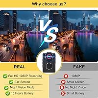 rgjzkgn 1080P FHD Body Camera with Audio and Video Recording, 128GB, Night Vision — image 5