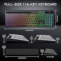 Soueto WS415 Wireless RGB Keyboard — image 8