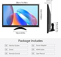 Thinlerain 15.6 Inch Computer Monitor HD+ — image 6
