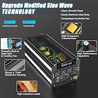 LVYUAN 5000W Power Inverter 24V to 110V/120V — image 6