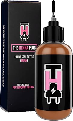 The Henna Plug H Cone Paste Bottle 2oz