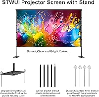 STWUI PS120 Outdoor Projector Screen 120-inch — image 5
