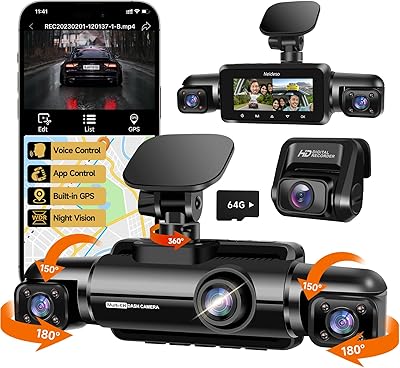Neideso N300 360° 4-Channel Dash Cam