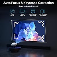 ANSFIL Google TV 1080P Portable Projector — image 4