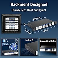 Goalake 19-Port PoE Switch 240W — image 4