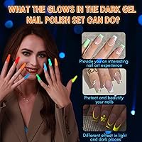 Saviland Glows in The Dark Nail Polish Set 24 Colors — image 2