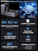 GMKtec M3 Ultra Mini PC with Intel Core i7-12700H, 32GB RAM, 1TB SSD — image 2