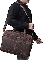 VC Vintage Couture Leather Briefcase Bag for Men and Women — image 8