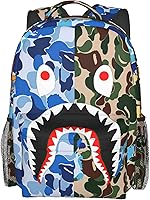 Vkaxopt Shark Teeth Camo Backpack — image 1