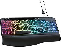 VEILZOR Ergonomic Backlit Keyboard — image 1