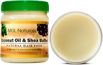 MGL Naturals Coconut Oil and Shea Butter Hair Food, 16oz